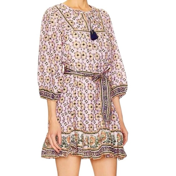 NWT Tuckernuck CLEOBELLA Giovanna Floral Mini Dress in Marrakesh Print Size M - Picture 5 of 16